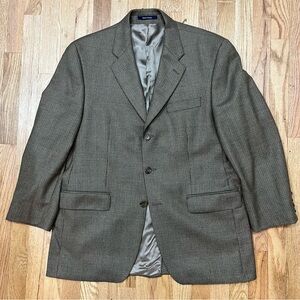 41R Lambs Wool Chaps Ralph Lauren Nailhead Blazer Sports Coat. VTG Canada EUC